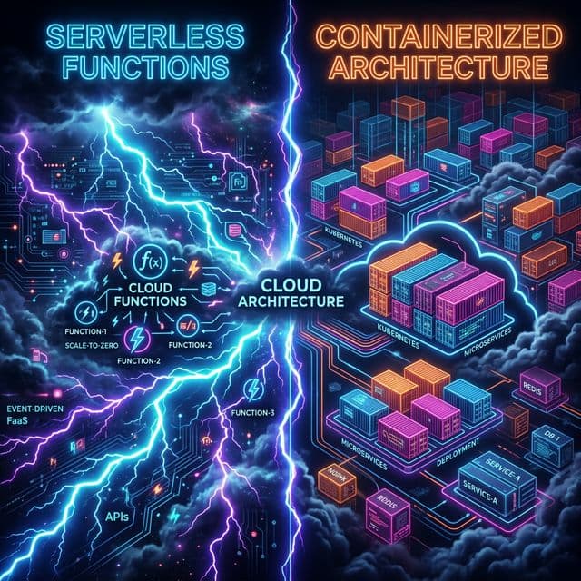 Serverless vs. Containers: Choosing the Right Backend Architecture