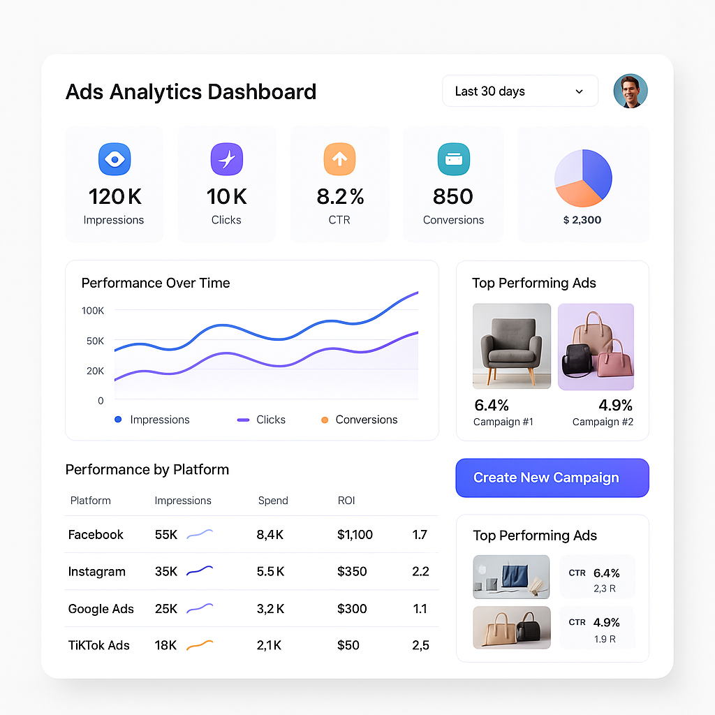 AI Marketing Dashboard image 2